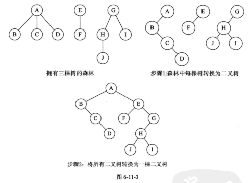 森林转换成二叉树